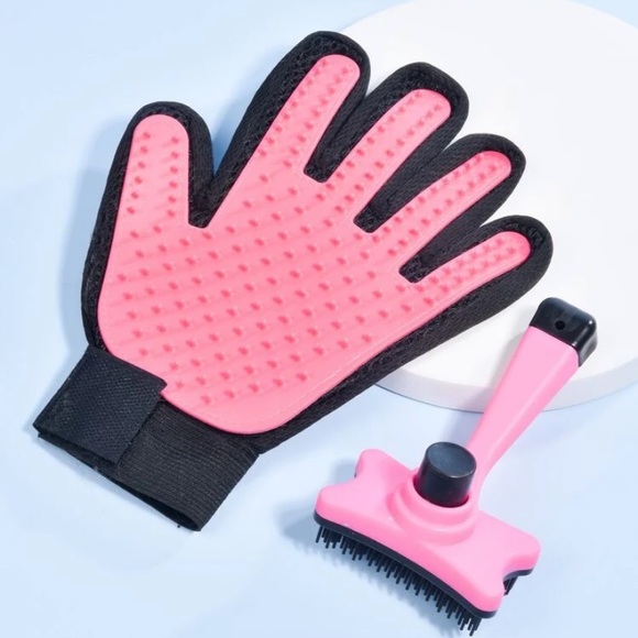 2pcs Pet Hair Comb & Glove ✨